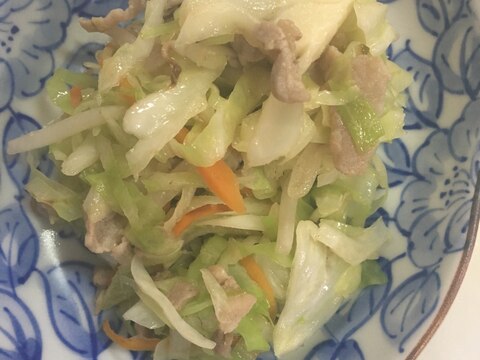 豚肉とキャベツの野菜炒め(^○^)☆